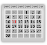 Small image of a calendar.